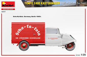 MiniArt 38047 TEMPO E400 KASTENWAGEN 3-WHEEL DELIVERY BOX TRACK 1/35 – zdjęcie 17