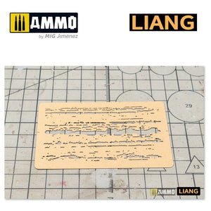 Liang 0009 Chipping Effects Airbrush Stencils – image 5