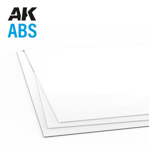 AK Interactive AK6740 1MM THICKNESS X 245 X 195MM – ABS SHEET – 2 UNITS PER BAG