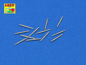 Aber 350L-03 Set of 12 pcs 127mm type 89 A/A short barrels for Japan ships 1/350