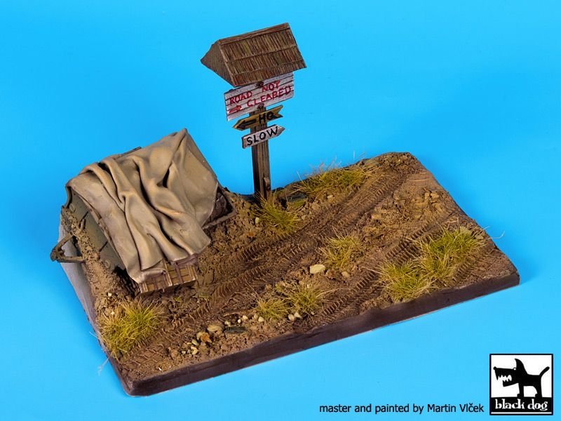 Black Dog D35063 Road with trailer base 1/35 – image 3