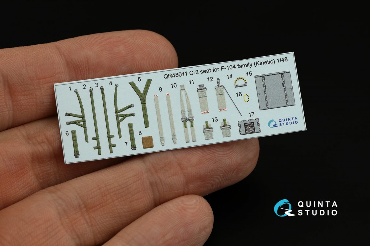 Quinta Studio QR48011 C-2 seat for F-104 family ( Kinetic ) 1/48 – zdjęcie 8