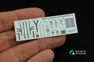 Quinta Studio QR48011 C-2 seat for F-104 family ( Kinetic ) 1/48 – zdjęcie 8