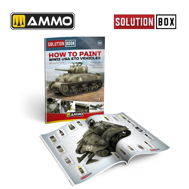 AMMO by Mig Jimenez 7728 SOLUTION BOX 22 – WWII USA ETO. Colors and Weathering System – image 5