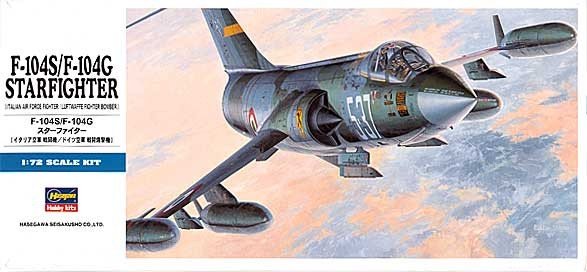 Hasegawa D17 F-104G/F-104S /Italian,Luftwaffe/ 1/72