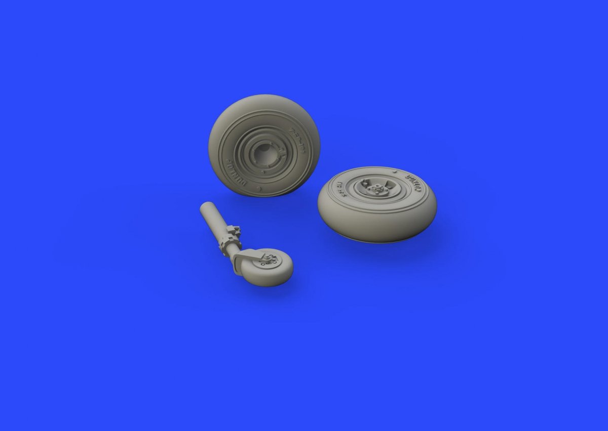 Eduard 672146 Spitfire Mk. VIII wheels - 4 spoke w/ smooth tire EDUARD 1/72 – zdjęcie 3