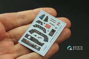 Quinta Studio QD32221 FW 190A-4 3D-Printed coloured Interior on decal paper (Zoukei Mura SWS) 1/32 – zdjęcie 3