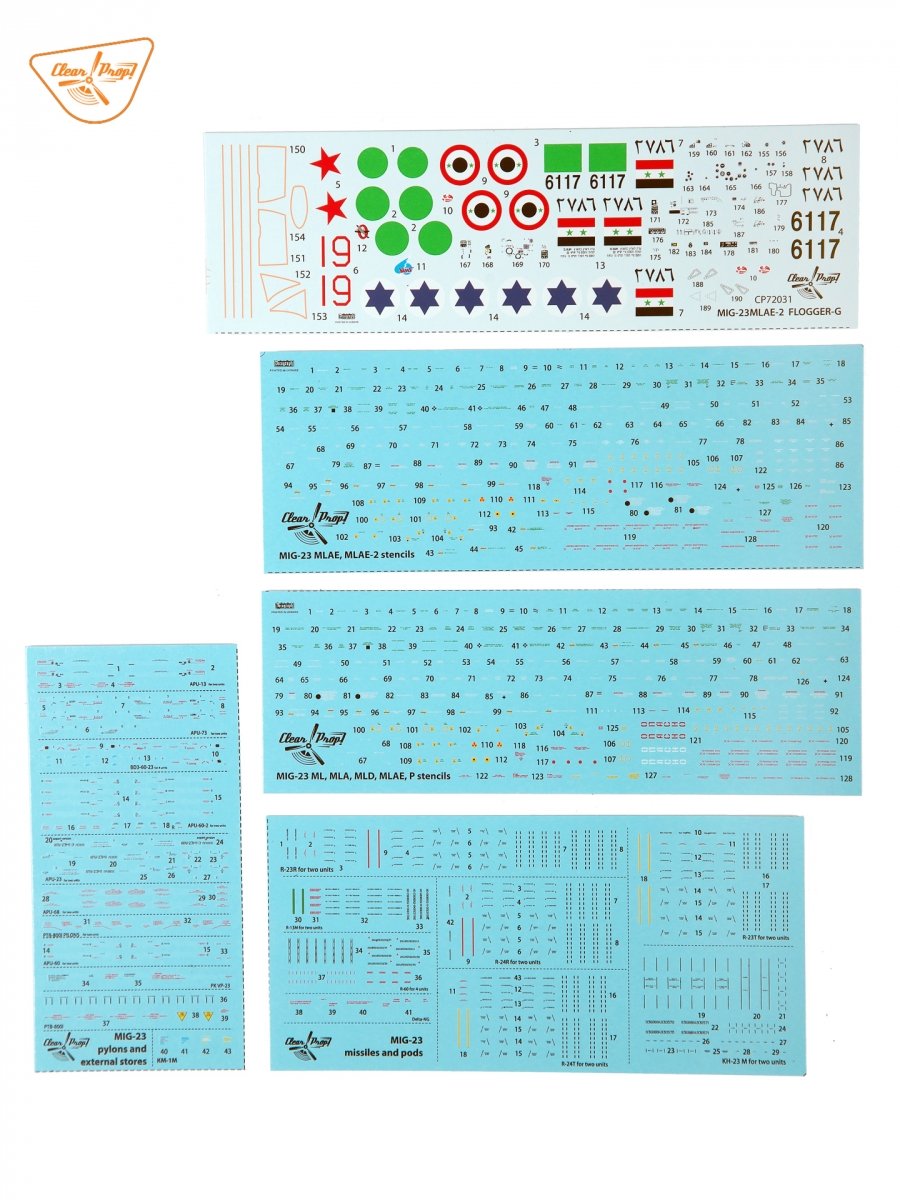 Clear Prop! CP72031 MiG-23MLAE-2 Flogger-G EXPERT KIT 1/72 – image 4
