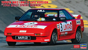 Hasegawa 20638 TOYOTA MR2 (AW11) LATE VERSION “1986 RALLY SPRINT WINNER” 1/24