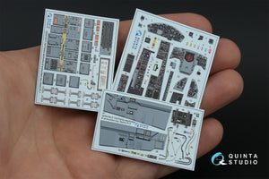 Quinta Studio QD32181 F-104S-ASA 3D-Printed colored Interior on decal paper (Italeri) 1/32 – image 2