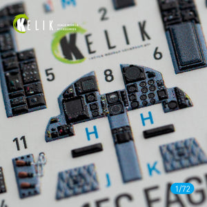 KELIK K72072 F-15C EAGLE INTERIOR 3D DECALS FOR HASEGAWA KIT 1/72 – image 2