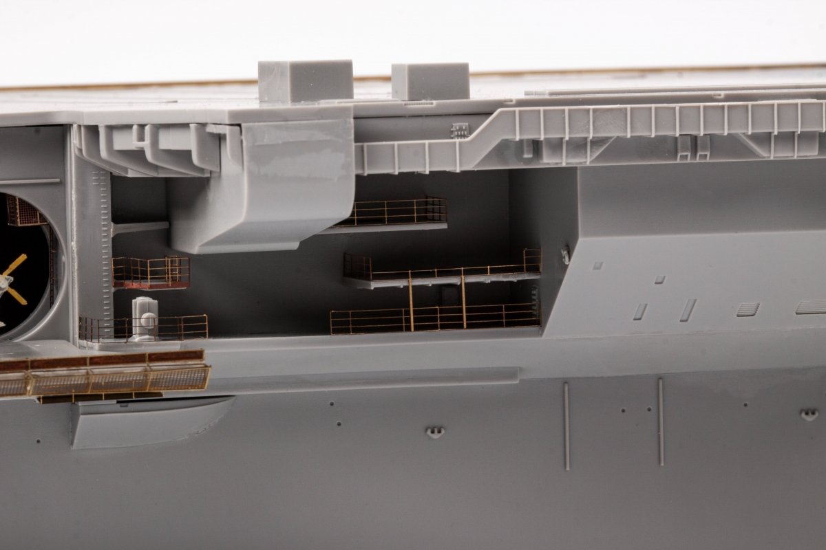 Eduard 53283 USS Constellation CV-64 part 3 - railings &amp;amp; safety nets TRUMPETER 1/350 – image 7