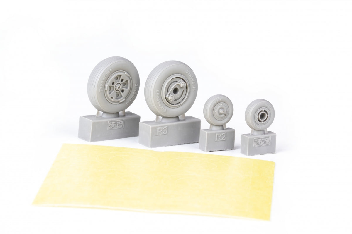 Eduard 648996 Gannet wheels AIRFIX 1/48 – immagine 5