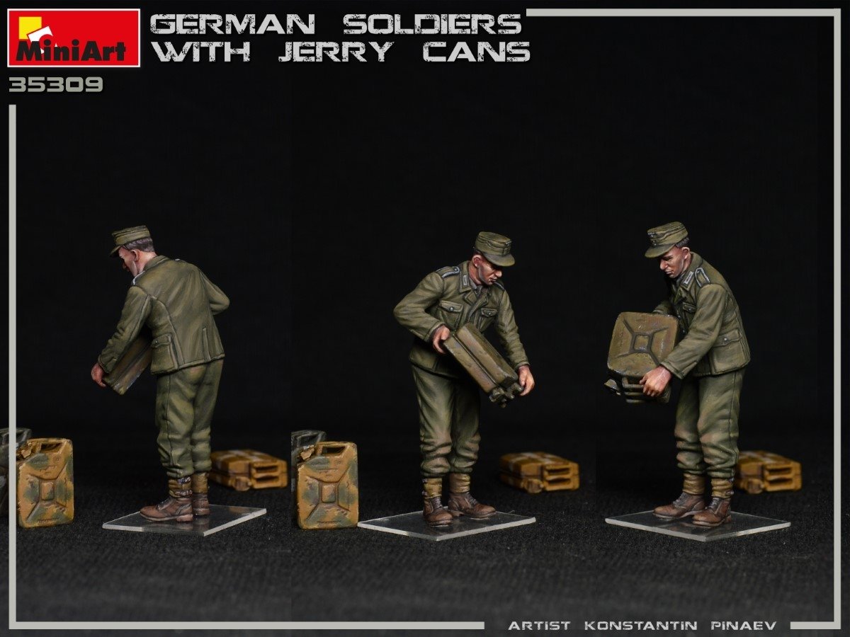 MiniArt 35286 GERMAN SOLDIERS WITH JERRY CANS 1/35 – zdjęcie 6
