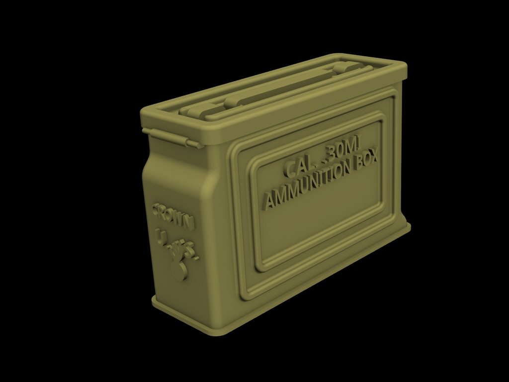 Panzer Art RE35-393 US ammo boxes for 0.3 ammo (metal pattern) 1/35 – image 3