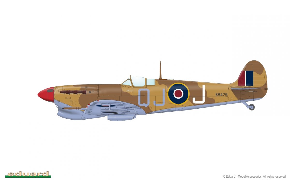 Eduard 82126 Spitfire Mk. Vc TROP 1/48 – zdjęcie 5