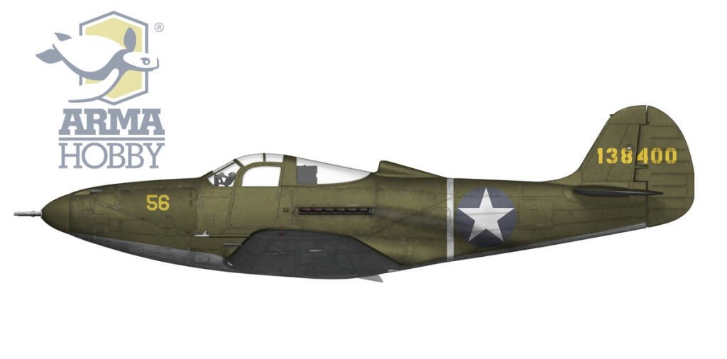 Arma Hobby 70049 Cactus Air Force F4F-4 Wildcat + P-400/P-39D Airacobra Deluxe Set 1/72 – image 8