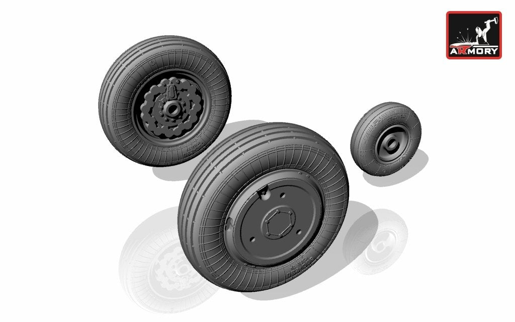 Armory Models AW72013 Yakovlev Yak-141 Freestyle wheels 1/72 – image 3