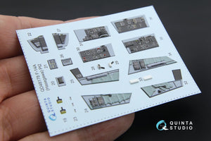 Quinta Studio QD48178 F-14A 3D-Printed &amp;amp; coloured Interior on decal paper (for Hasegawa kit) 1/48 – zdjęcie 12