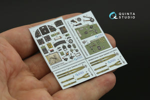 Quinta Studio QD48423 Fairey Fulmar Mk.I 3D-Printed &amp;amp; coloured Interior on decal paper (Trumpeter) 1/48 – zdjęcie 3