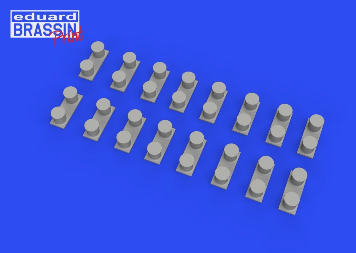 Eduard 653010 WWII USN battleship bollards PRINT 1/350 – image 2