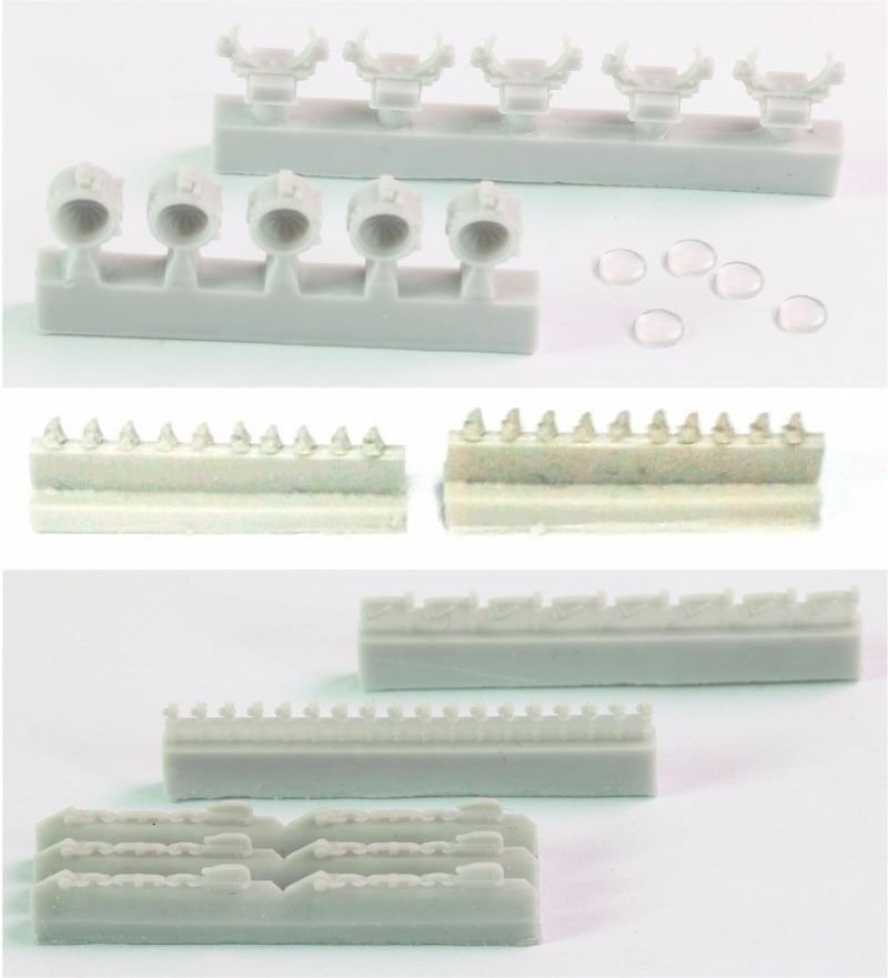 Pontos 21002F1 USS Missouri Iowa 1944 Advanced Add-on Set for Trumpeter 05399 kit – zdjęcie 5