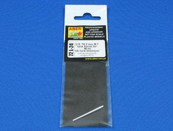 Aber 72L-24 76.2mm M7 tank barrel for M10 US tank destroyer 1/72 – image 3