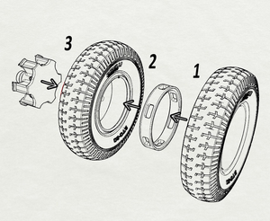 Panzer Art RE35-583 Lancia 3Ro Road wheels (Libia crosscountry pattern) 1/35 – zdjęcie 4