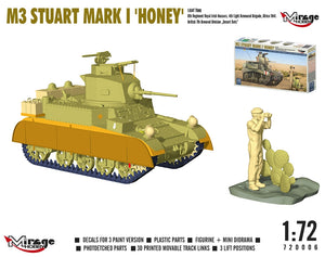 Mirage Hobby 720006 M3 Stuart Mk.I Honey Light Tank 1/72 – image 3
