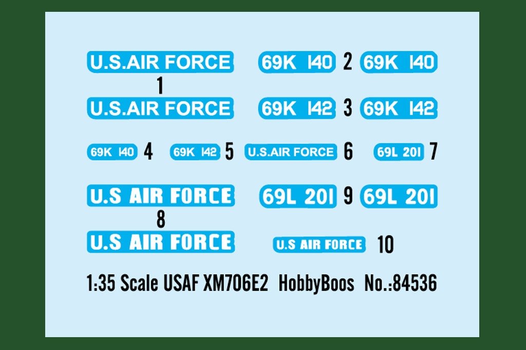 Hobby Boss 84536 USAF XM706E2 1/35 – zdjęcie 4