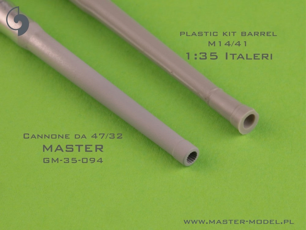 Master GM-35-094 Lufa włoskiego działa 47mm L/32 (Cannone da 47/32) - używane na czołgach M13/40 i M14/41 1/35 – zdjęcie 3