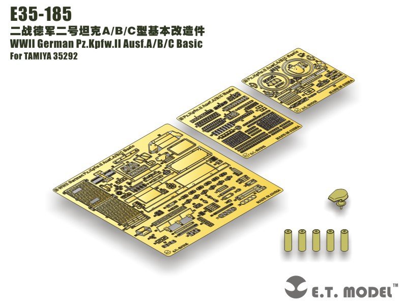 E.T. Model E35-185 WWII German Pz.Kpfw.II Ausf.A/B/C Basic (For TAMIYA 35292) 1/35