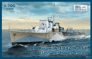 IBG 70002 ORP Kujawiak 1942 Hunt II class destroyer escort 1/700