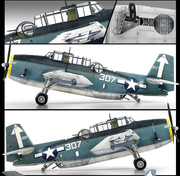 Academy 12285 TBM-3 (USS Bunker Hill) 1/48 – immagine 2
