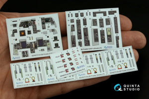 Quinta Studio QD48270 EA-6B Prowler (ICAP II) 3D-Printed &amp;amp; coloured Interior on decal paper (Kinetic) 1/48 – zdjęcie 6