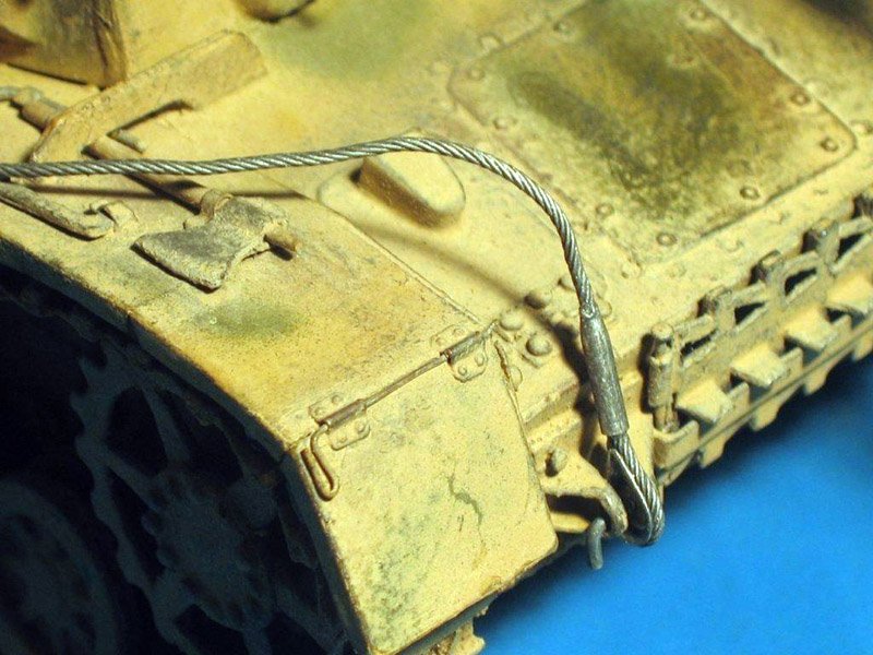 Eureka XXL ER-2506 Towing cable for Pz.Kpfw.IV Tank 1/25 – zdjęcie 5