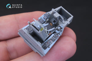 Quinta Studio QD48167 F-16A 3D-Printed &amp;amp; coloured Interior on decal paper (for Kinetic kit) 1/48 – zdjęcie 6