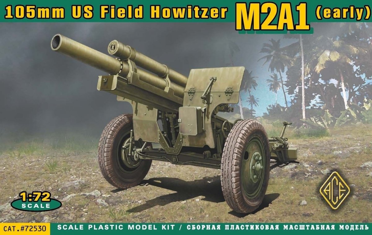 ACE 72530 US 105mm Howitzer M2A1 (early production series) 1/72