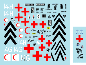Star Decals 35-C1065 British FV432 and M548 1/35 – zdjęcie 2
