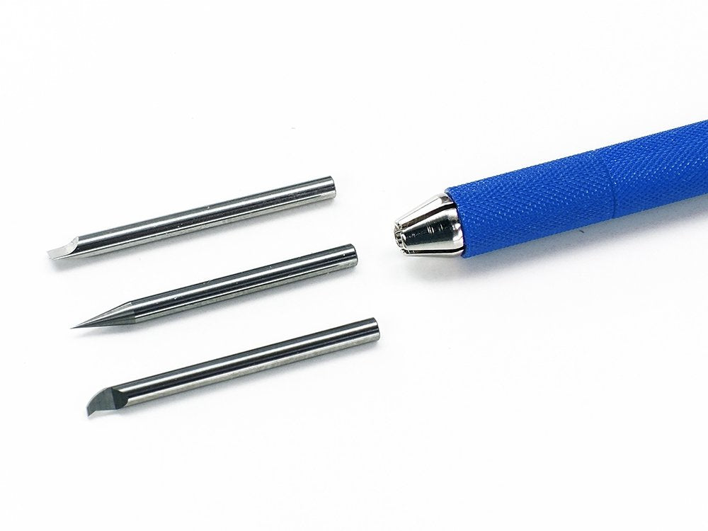 Tamiya 69939 Engraving Blade Holder Blue – image 2