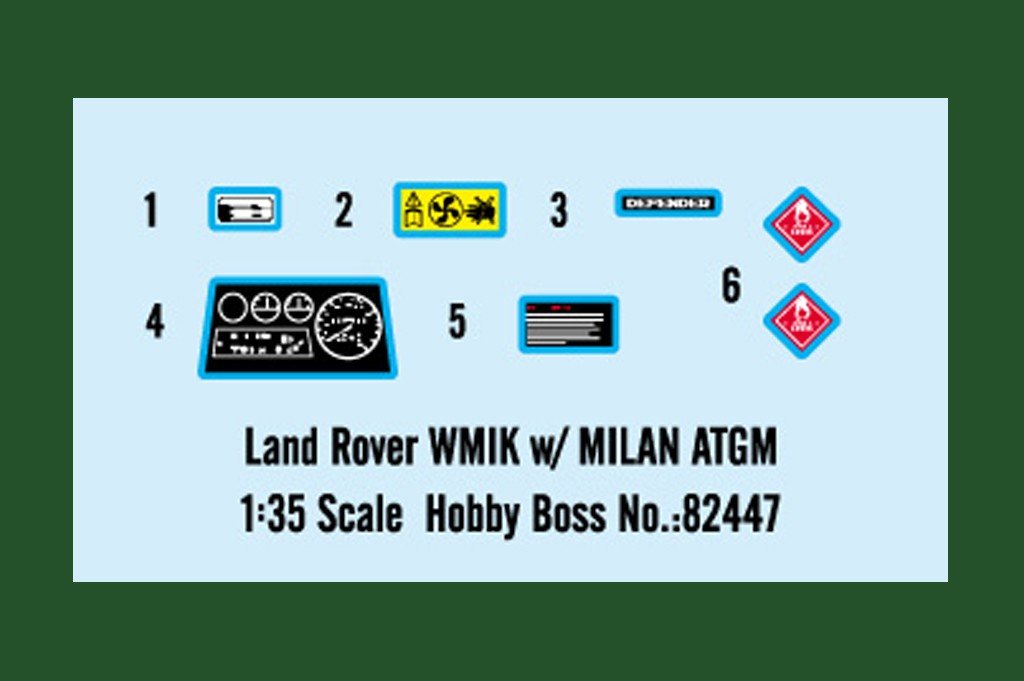 Hobby Boss 82447 Land Rover WMIK w/ MILAN ATGM 1/35 – image 4