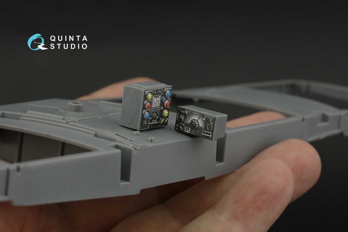 Quinta Studio QDS-32170 DH Mosquito FB Mk.VI 3D-Printed &amp;amp; coloured Interior on decal paper (Tamiya) (small version) 1/32 – zdjęcie 5