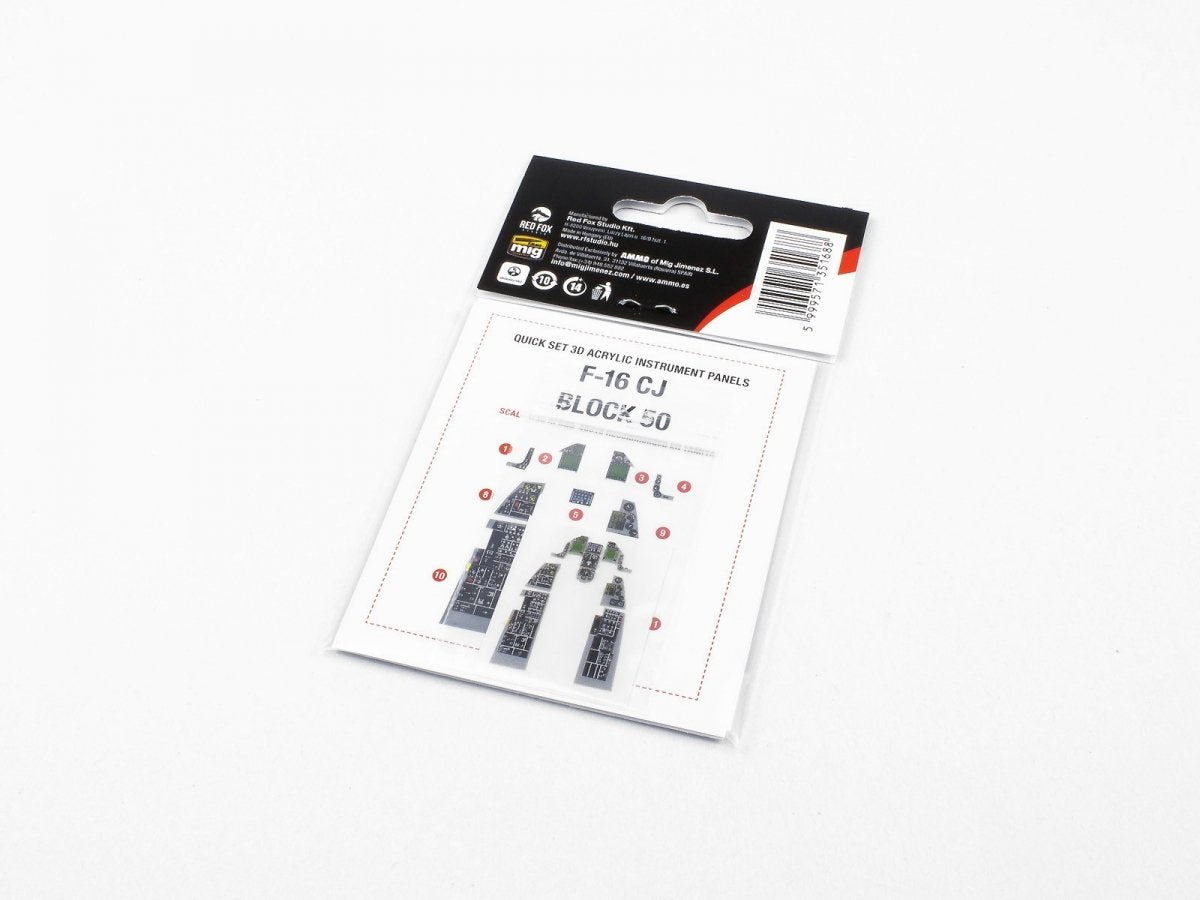 Red Fox Studio QS-48019 F-16 CJ Block 50 Tamiya 1/48 – zdjęcie 2