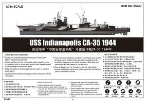 Trumpeter 05327 USS Indianapolis CA-35 1944 1/350 – zdjęcie 3