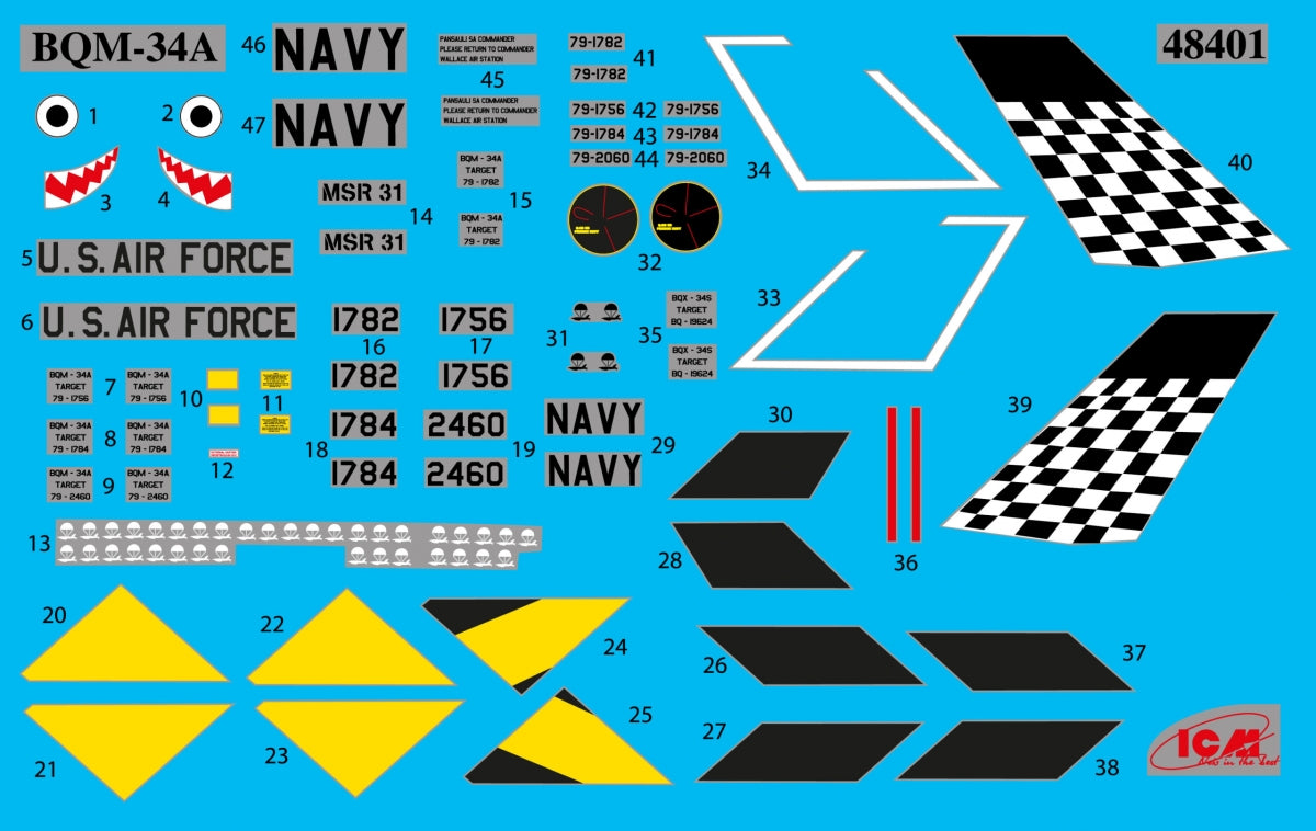 ICM 48399 US Aerial Target Drones 1/48 – zdjęcie 4