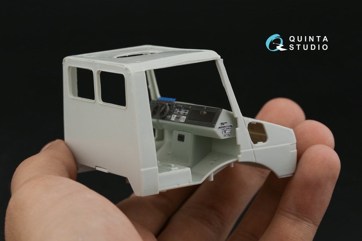 Quinta Studio QD35103 Unimog 435 3D-Printed &amp;amp; coloured Interior on decal paper (Revell) 1/35 – zdjęcie 3