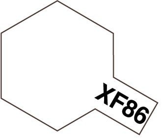 Tamiya XF86 Flat Clear (81786) Acrylic paint 10ml – zdjęcie 2