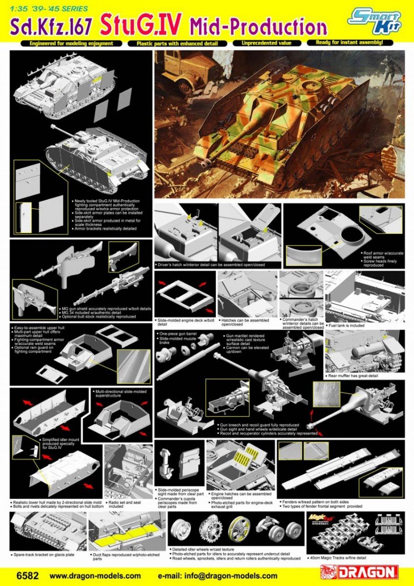 Dragon 6582 Sd.Kfz.167 StuG.IV Mid-Production 1/35 – image 2