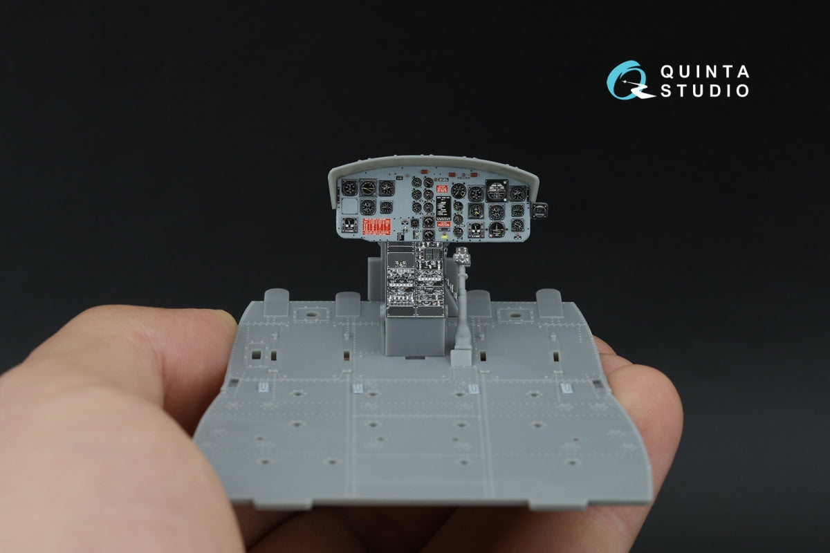 Quinta Studio QDS-35158 UH-1B 3D-Printed &amp;amp; colored Interior on decal paper (Trumpeter) (Small version) 1/35 – image 5