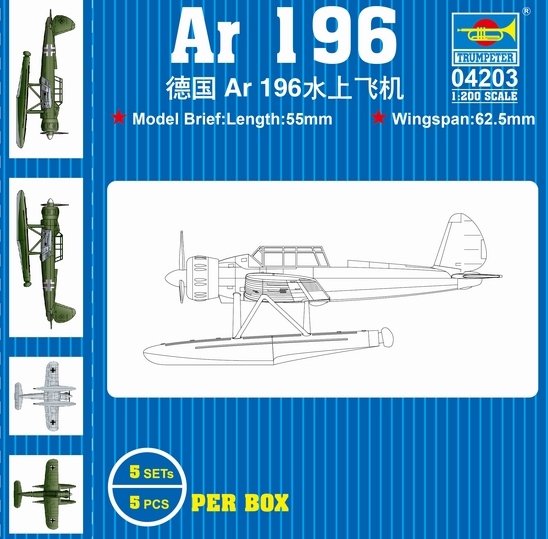 Trumpeter 04203 AR196 1/200